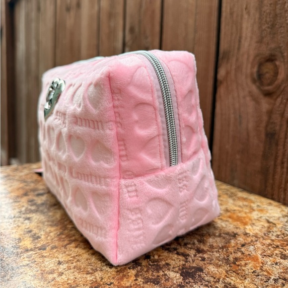 Juicy Couture Kiss My Couture Velour Cosmetic Bag - Picture 2 of 9
